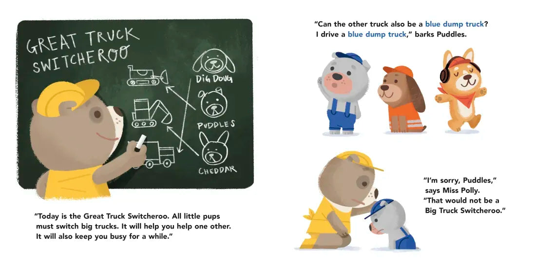 Adurable: The Great Truck Switcheroo US - Board book