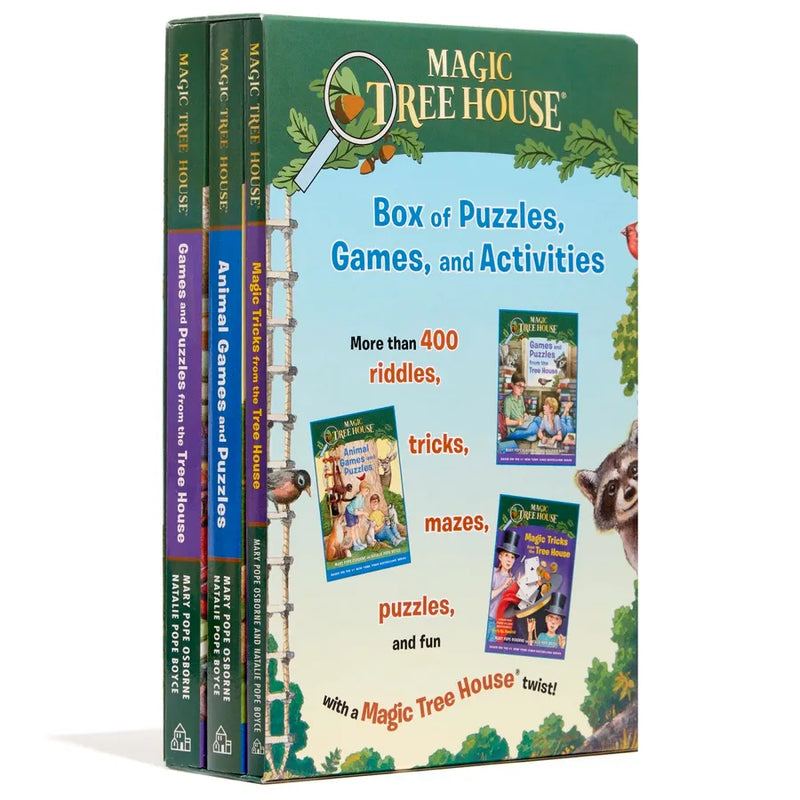 Magic Tree House Box of Puzzles, Games, and Activities (3 Book Set) US - Multiple-component retail product, boxed