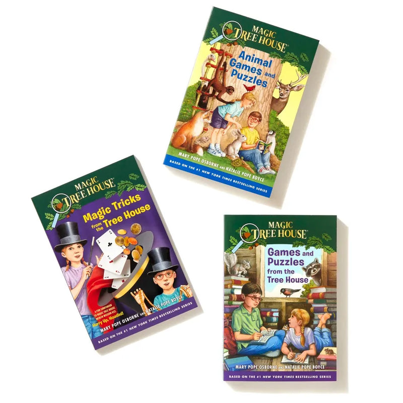 Magic Tree House Box of Puzzles, Games, and Activities (3 Book Set) US - Multiple-component retail product, boxed