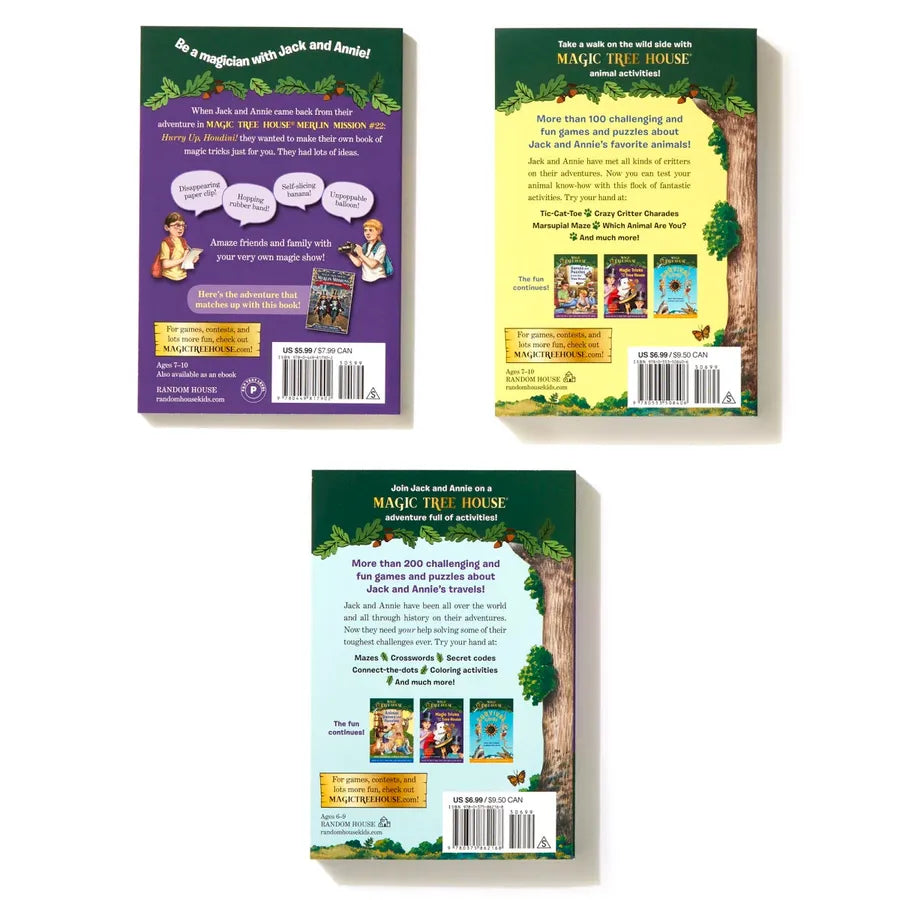 Magic Tree House Box of Puzzles, Games, and Activities (3 Book Set) US - Multiple-component retail product, boxed