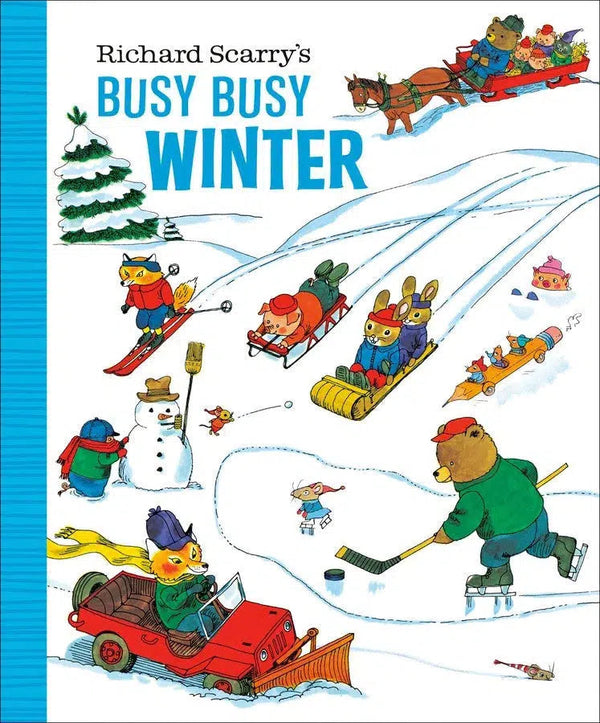 Richard Scarry's Busy Busy Winter-Children’s / Teenage fiction: General and modern fiction-買書書 BuyBookBook