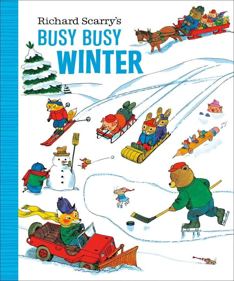 Richard Scarry's Busy Busy Winter-Children’s / Teenage fiction: General and modern fiction-買書書 BuyBookBook