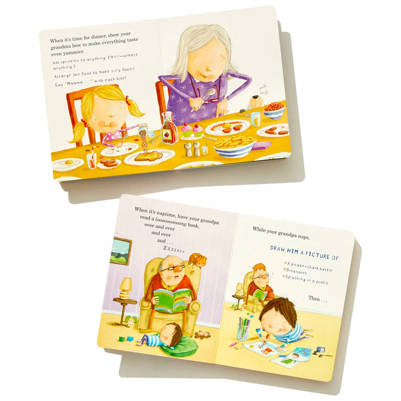 How to Babysit a Grandma and Grandpa Board Book Boxed Set US - Multiple-component retail product, boxed