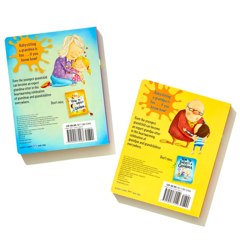 How to Babysit a Grandma and Grandpa Board Book Boxed Set US - Multiple-component retail product, boxed
