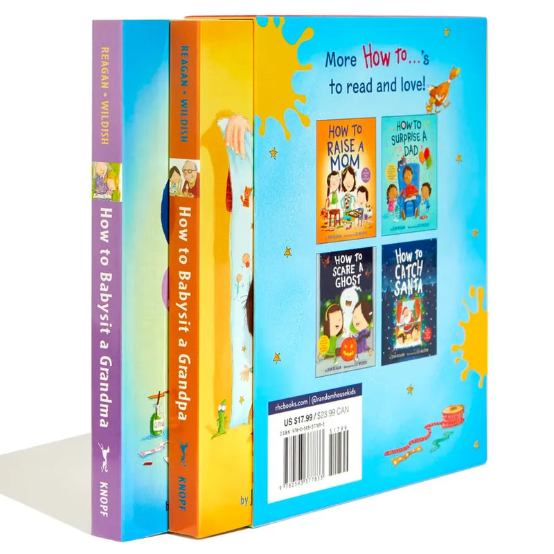 How to Babysit a Grandma and Grandpa Board Book Boxed Set US - Multiple-component retail product, boxed