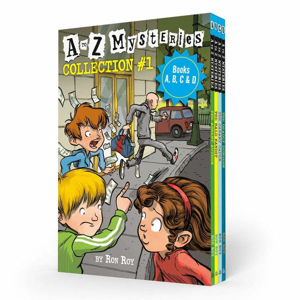 A to Z Mysteries Boxed Set Collection #1 (Books A, B, C, & D)-Children’s / Teenage fiction: Action and adventure stories-買書書 BuyBookBook