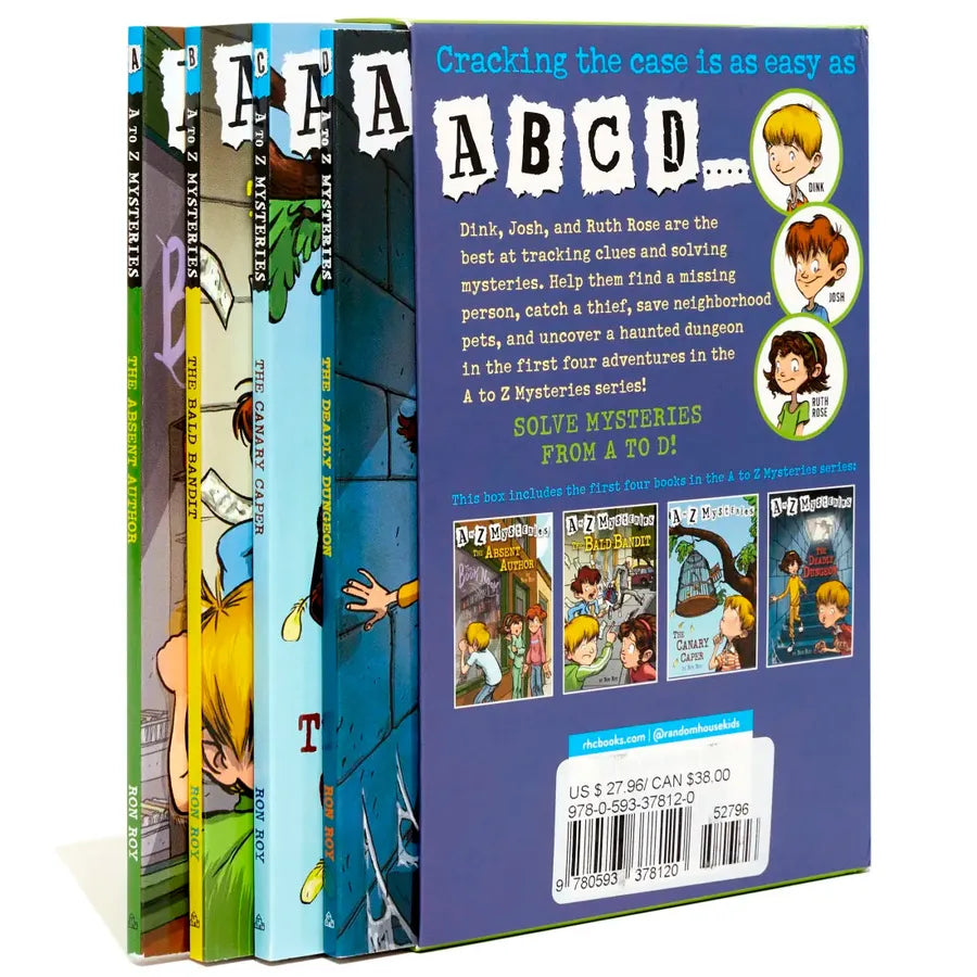 A to Z Mysteries Boxed Set Collection #1 (Books A, B, C, & D) US - Multiple-component retail product, boxed