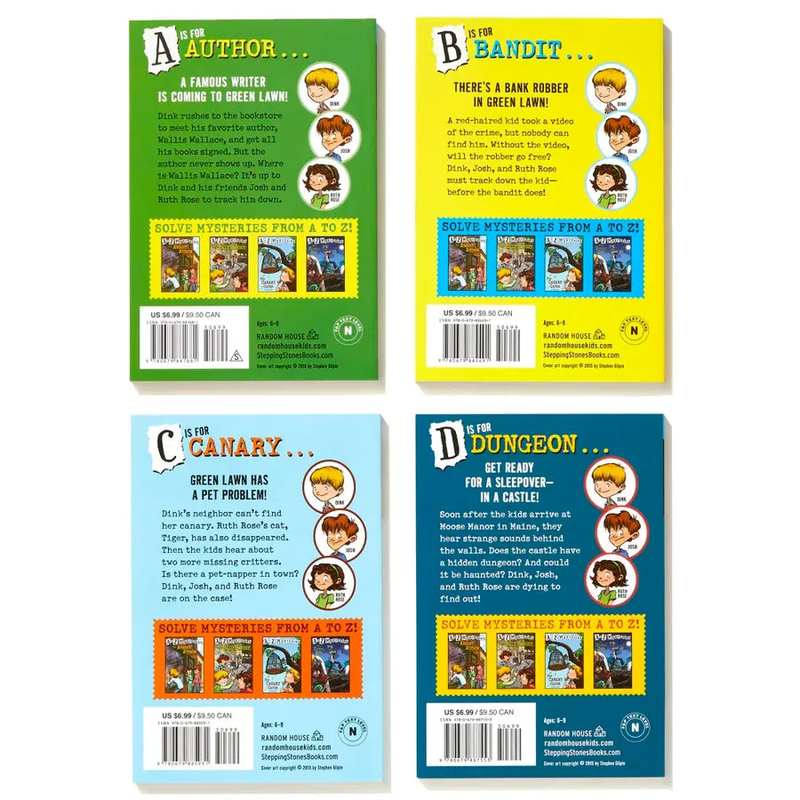 A to Z Mysteries Boxed Set Collection #1 (Books A, B, C, & D) US - Multiple-component retail product, boxed