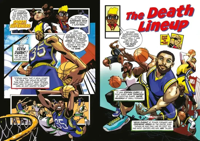 Stephen Curry: The Official Graphic Novel US - Hardback