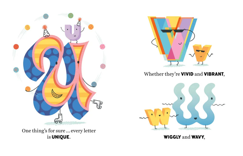 My First Book of Fancy Letters US - Hardback