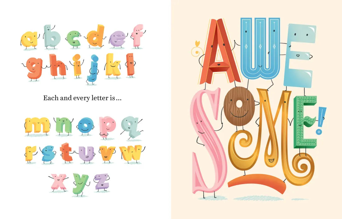 My First Book of Fancy Letters US - Hardback