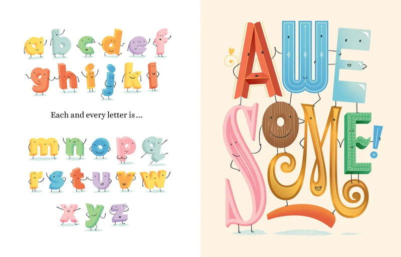 My First Book of Fancy Letters US - Hardback