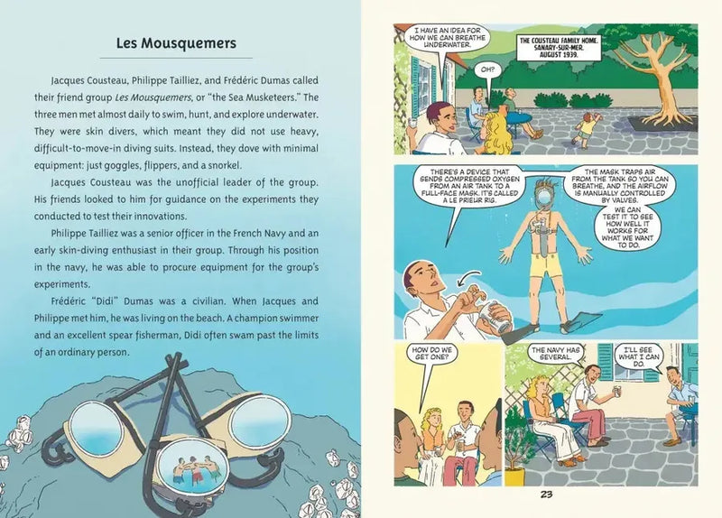 Who Discovered How to Breathe Underwater?: Jacques Cousteau US - Paperback / softback