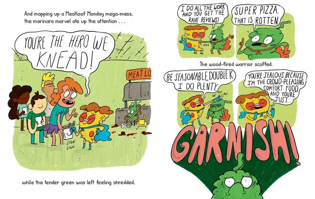 Super Pizza & Kid Kale US - Hardback