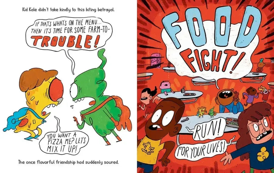 Super Pizza & Kid Kale US - Hardback