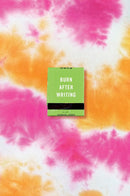 Burn After Writing (Tie-Dye)-Self-help/ personal development/ practical advice-買書書 BuyBookBook
