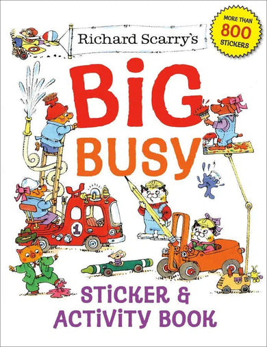 Richard Scarry's Big Busy Sticker & Activity Book-Children’s / Teenage fiction: Nature and animal stories-買書書 BuyBookBook