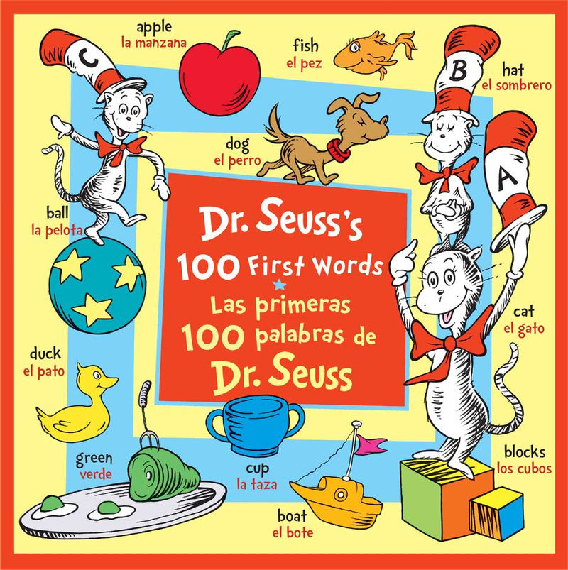 Dr. Seuss's 100 First Words/Las primeras 100 palabras de Dr. Seuss (Bilingual Edition)-Children’s / Teenage fiction: General and modern fiction-買書書 BuyBookBook