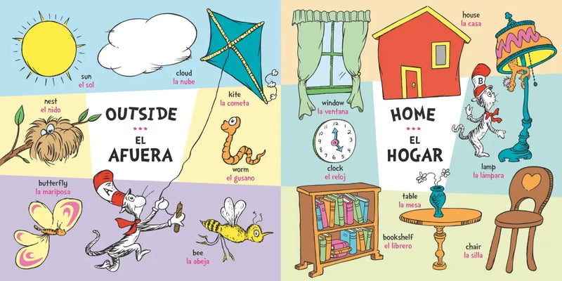 Dr. Seuss's 100 First Words/Las primeras 100 palabras de Dr. Seuss (Bilingual Edition) US - Board book