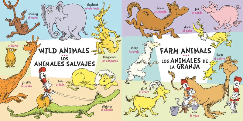 Dr. Seuss's 100 First Words/Las primeras 100 palabras de Dr. Seuss (Bilingual Edition) US - Board book