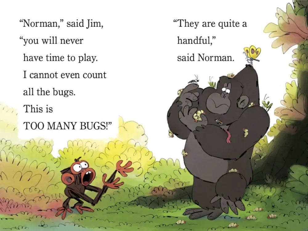 Grumpy Monkey Too Many Bugs US - Paperback / softback