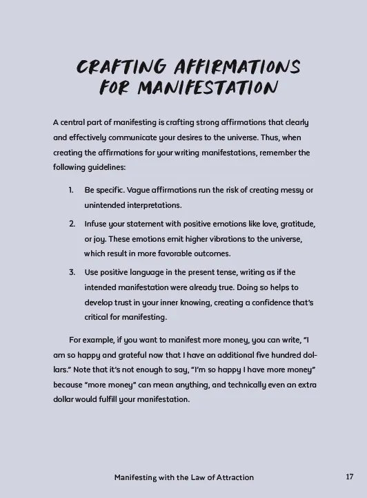 Law of Attraction Manifestation Journal US - Paperback / softback