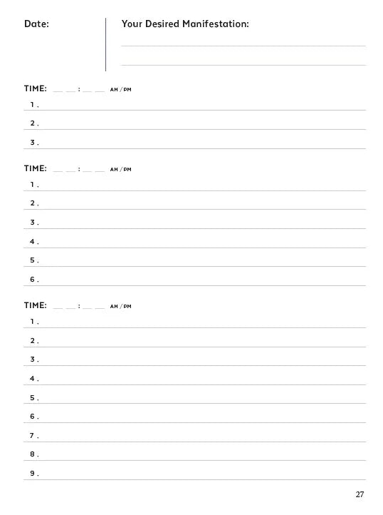 Law of Attraction Manifestation Journal US - Paperback / softback