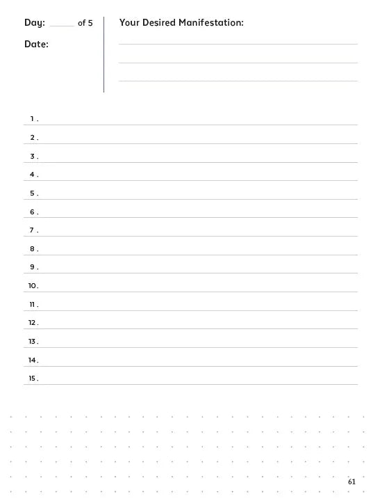 Law of Attraction Manifestation Journal US - Paperback / softback