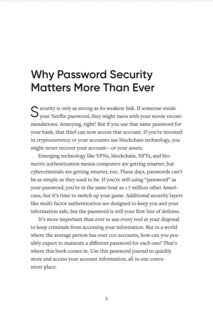 A-Z Password Book US - Paperback / softback