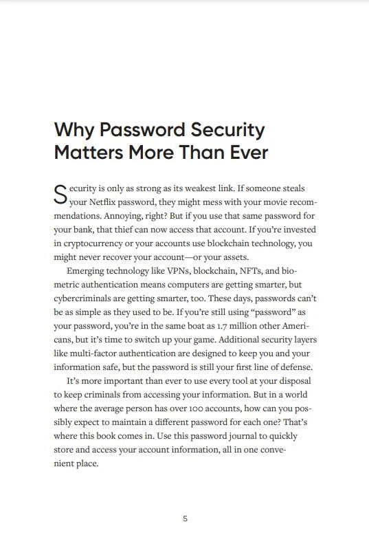 A-Z Password Book US - Paperback / softback