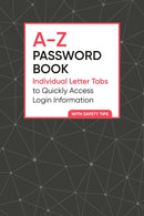 A-Z Password Book-Data encryption-買書書 BuyBookBook