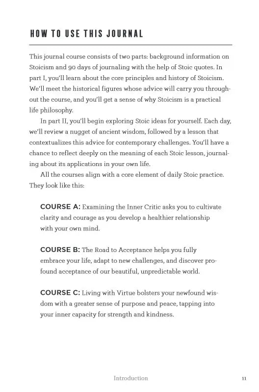 Journal Like a Stoic US - Paperback / softback