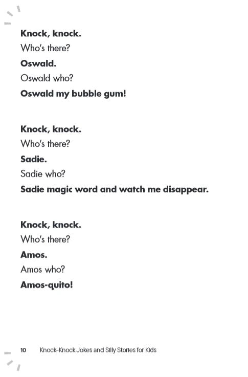 Knock-Knock Jokes and Silly Stories for Kids US - Paperback / softback
