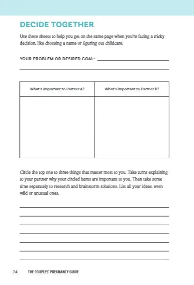 The Couples' Pregnancy Guide US - Paperback / softback