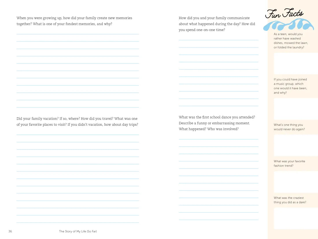 The Story of My Life (So Far) US - Paperback / softback
