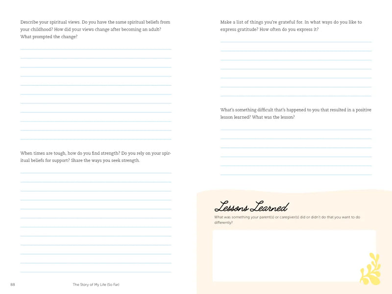 The Story of My Life (So Far) US - Paperback / softback