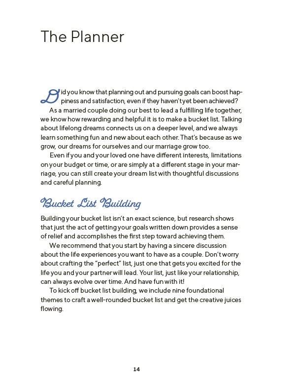 Ultimate Bucket List for Married Couples US - Paperback / softback