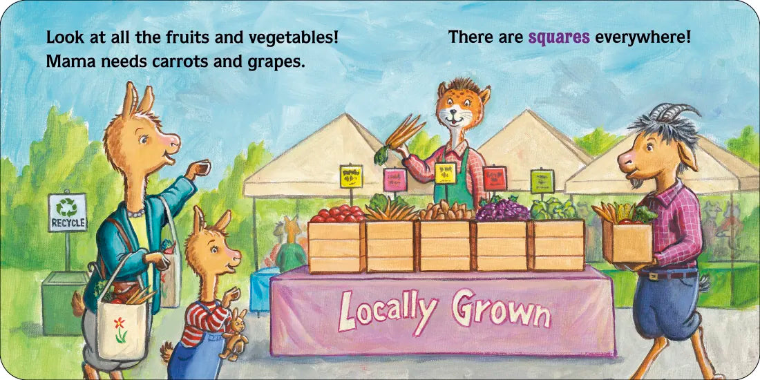 Llama Llama Shapes US - Board book