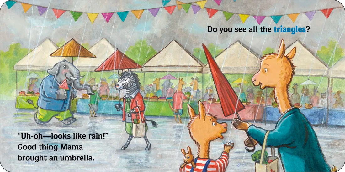 Llama Llama Shapes US - Board book