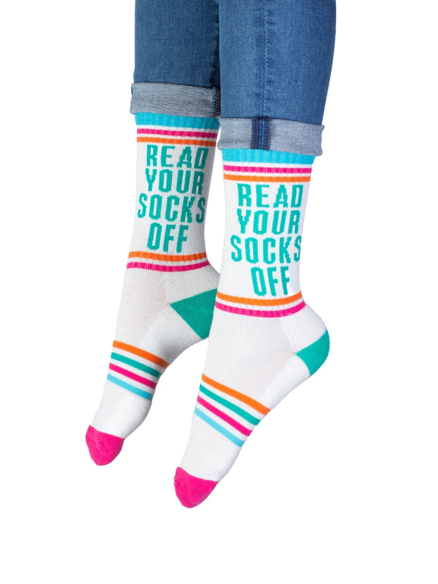 Read Your Socks Off Gym Socks - Small US - Other apparel