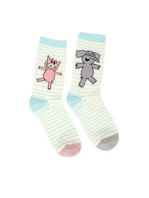 ELEPHANT & PIGGIE Socks - Small-Lifestyle and Leisure-買書書 BuyBookBook