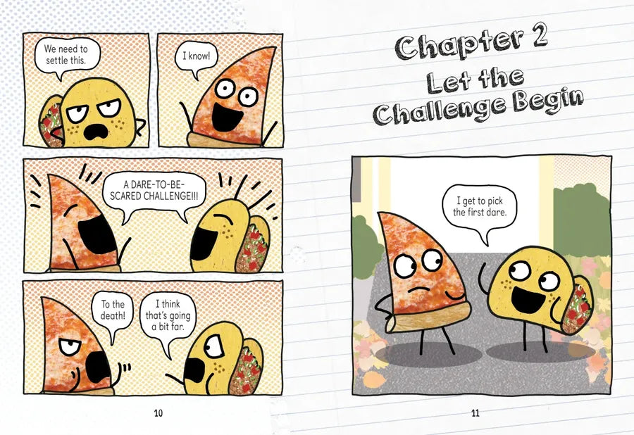 Pizza and Taco: Dare to Be Scared! US - Hardback