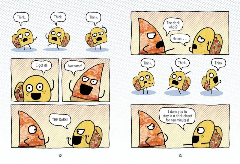 Pizza and Taco: Dare to Be Scared! US - Hardback