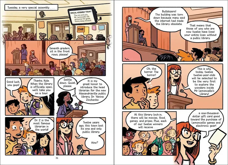 Escape from Mr. Lemoncello's Library: The Graphic Novel US - Paperback / softback