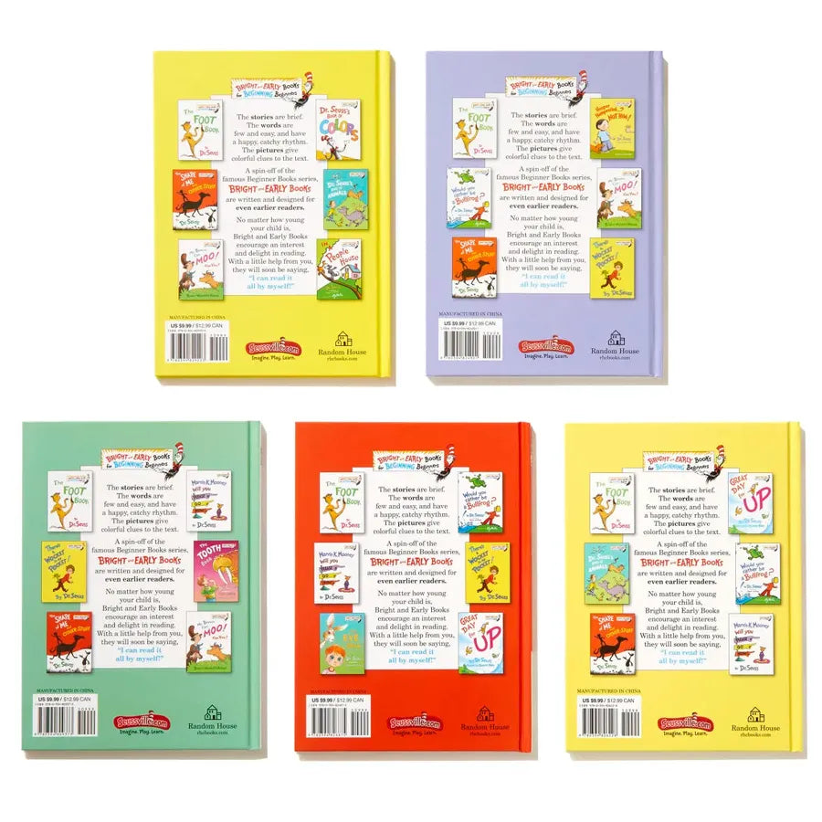 Dr. Seuss Bright & Early Book Boxed Set Collection US - Multiple-component retail product, boxed