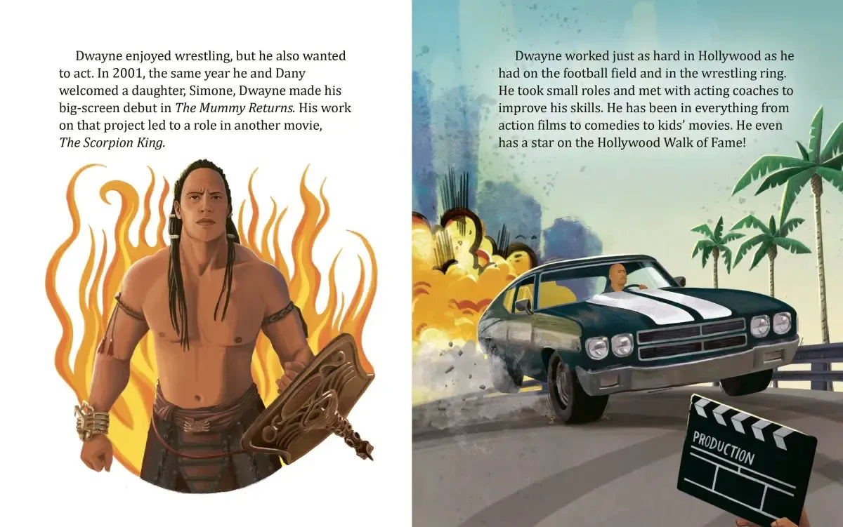 Dwayne Johnson: A Little Golden Book Biography US - Hardback