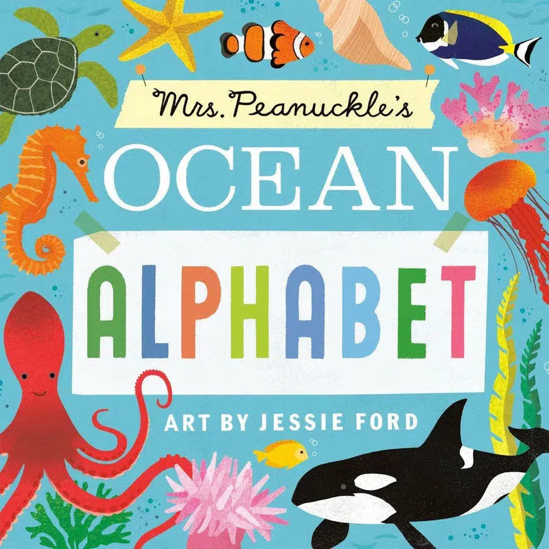 Mrs. Peanuckle's Ocean Alphabet-Children’s Early years / early learning concepts-買書書 BuyBookBook