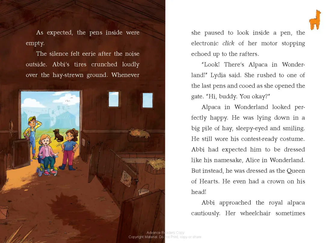 A to Z Animal Mysteries #1: The Absent Alpacas US - Paperback / softback