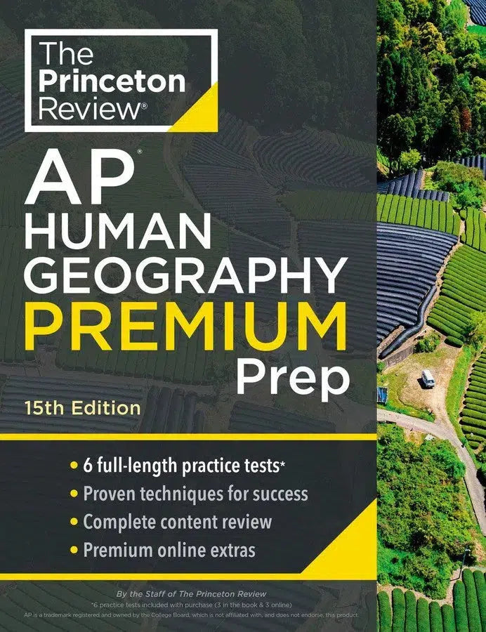 Princeton Review AP Human Geography Premium Prep, 15th Edition-Children’s Educational: general-買書書 BuyBookBook