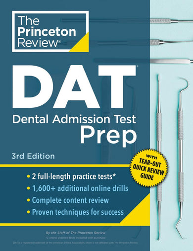 Princeton Review DAT Prep, 3rd Edition-Medicine and Nursing-買書書 BuyBookBook
